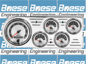 1948-1950 Ford Truck Aluminum Dash Insert w/ Auto Meter American Muscle Gauges