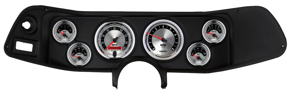 1970-1978 Chevrolet Camaro Auto Meter Direct Fit Instrument Panel w/ AutoMeter American Muscle Gauges