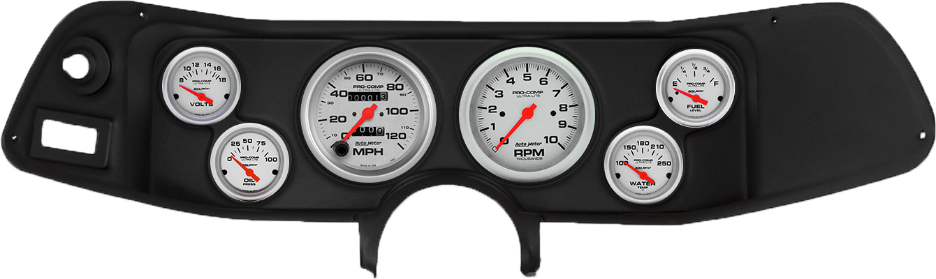 1970-1978 Chevrolet Camaro AutoMeter Direct Fit Instrument Panel w/ Ultra-Lite Gauges - Image 5