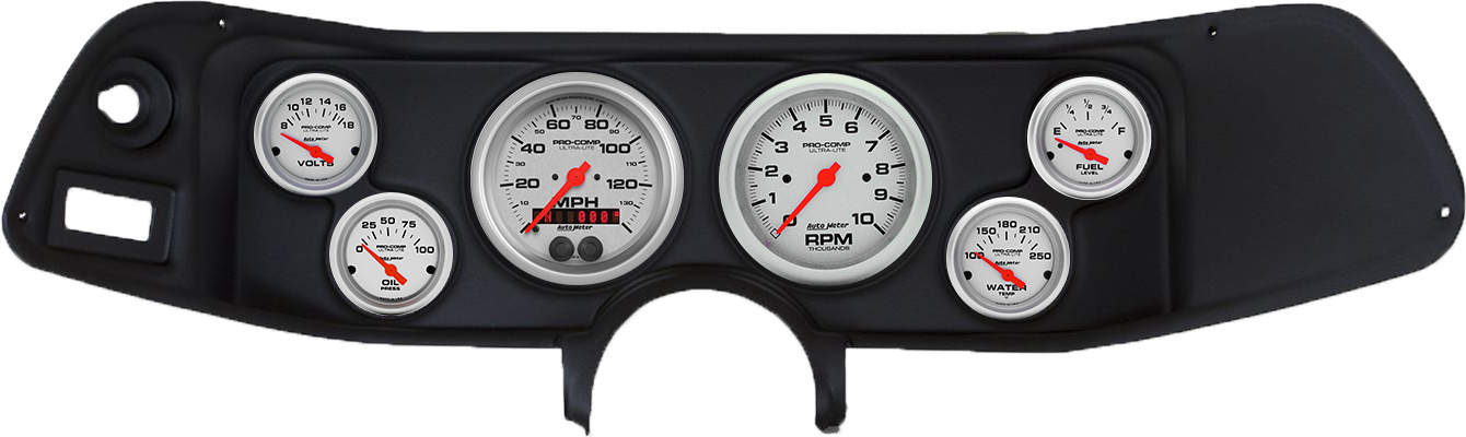 1970-1978 Chevrolet Camaro AutoMeter Direct Fit Instrument Panel w/ Ultra-Lite Gauges - Image 3