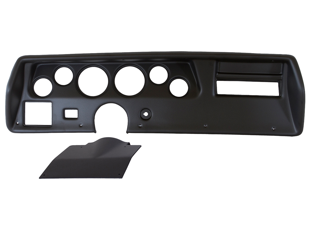 Auto Meter Direct Fit Chevrolet Chevelle, El Camino, Malibu, Monte Carlo SS, 70-72, 3-3/8" & 2-1/16", Black