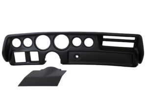 Auto Meter Direct Fit Chevrolet Chevelle, El Camino, Malibu, Monte Carlo Non SS, 70-72, 3-3/8" & 2-1/16", Black