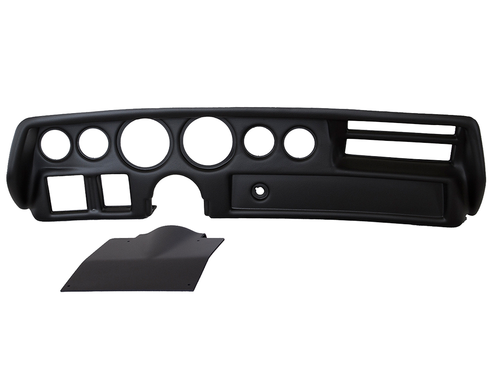 Auto Meter Direct Fit Chevrolet Chevelle, El Camino, Malibu, Monte Carlo Non SS, 70-72, 3-3/8" & 2-1/16", Black