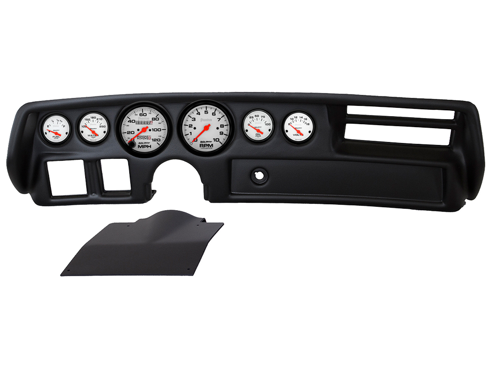 Auto Meter Direct Fit 1970-1972 Chevrolet Chevelle, El Camino, Malibu & Monte Carlo Non SS Instrument Panel With Phantom Gauges