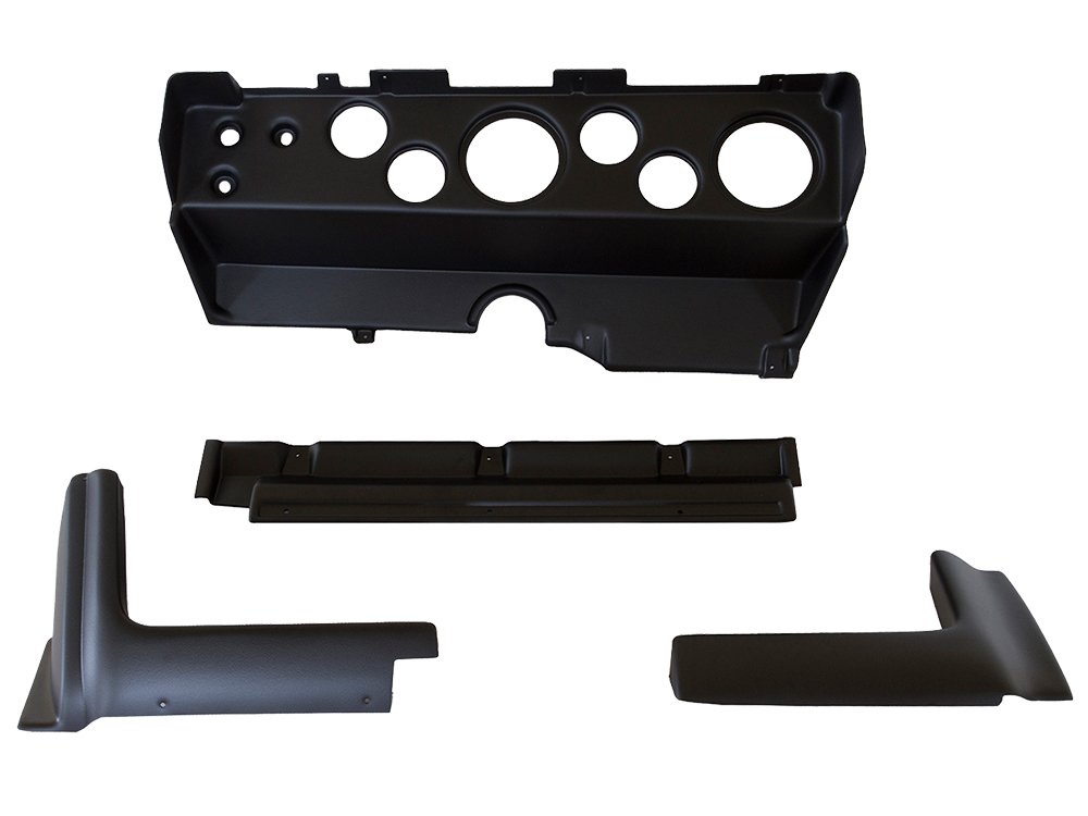 Auto Meter Direct Fit Dodge/ Plymouth "E" body Barracuda, Challenger 70-74, 3-3/8" & 2-1/16", Black