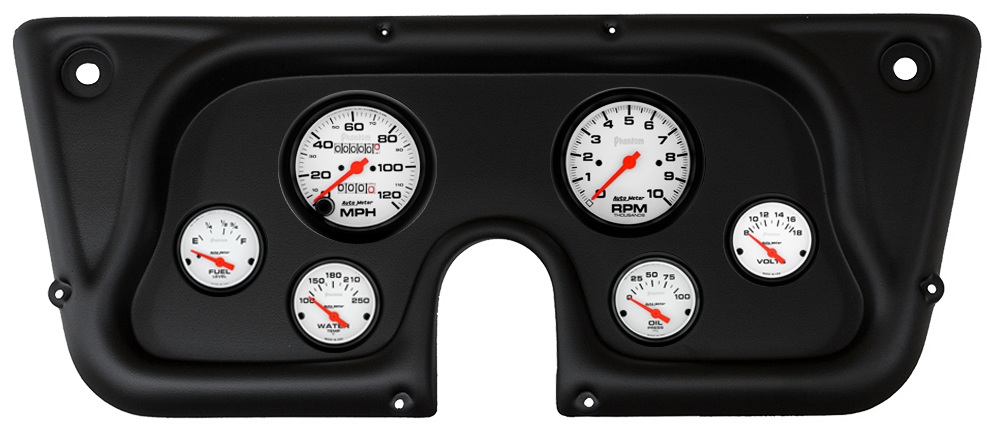 1967-1972 Chevy Truck AutoMeter Direct Fit Instrument Panel w/ Phantom Gauges