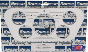 1953-1955 Ford Truck 5 Gauge Aluminum Gauge Panels