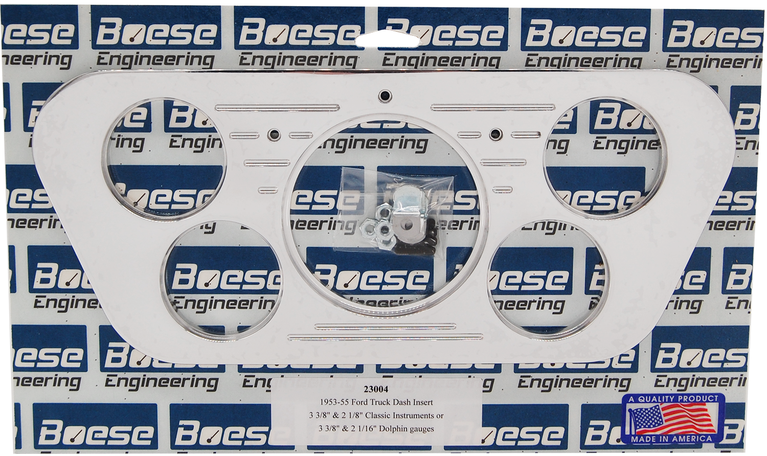 1953-1955 Ford Truck 5 Gauge Aluminum Gauge Panels