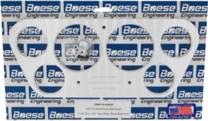 1953-1955 Ford Truck 6 Gauge Aluminum Gauge Panels