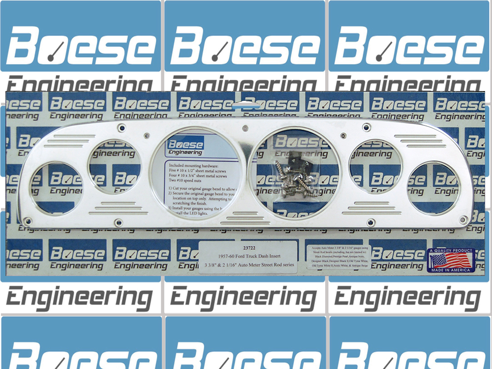 1957-1960 Ford Truck 6 Gauge Billet Aluminum Gauge Panels - Image 2