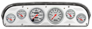 1957-1960 Ford Truck Aluminum Gauge Panel w/ Ultra-Lite Gauges