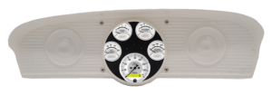 1961-1966 Ford Cab Truck Aluminum Gauge Panel w/ AutoMeter Ford Masterpiece Silver Gauges