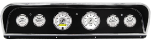 1967-1972 Ford Truck Aluminum 6 Gauge Panel w/ AutoMeter Ford Masterpiece Silver Gauges