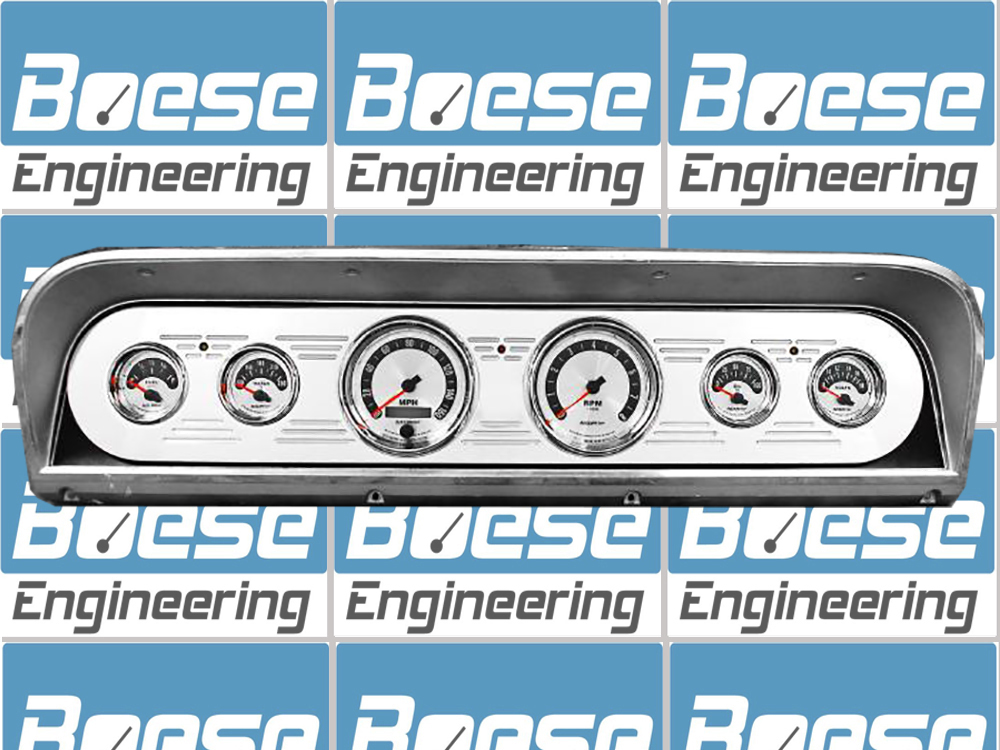 1967-1972 Ford Truck Aluminum Dash Insert w/ Auto Meter American Muscle Gauges