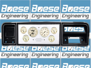 73 74 75 76 77 78 79 Ford Truck Billet Aluminum Dash Insert w/ Auto Meter Antique Beige Gauges