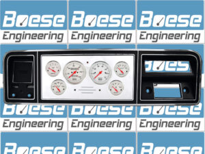 73 74 75 76 77 78 79 Ford Truck Billet Aluminum Dash Insert w/ Auto Meter Arctic White Gauges