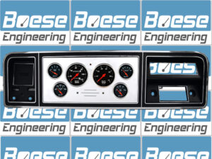 73 74 75 76 77 78 79 Ford Truck Billet Aluminum Dash Insert w/ Auto Meter Designer Black Gauges
