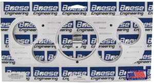 1937-1938 Chevy Car 5 Gauge Aluminum Gauge Panels