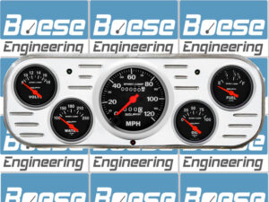 1937-1938 Chevy Car Aluminum Dash Insert w/ Sport-Comp Gauges