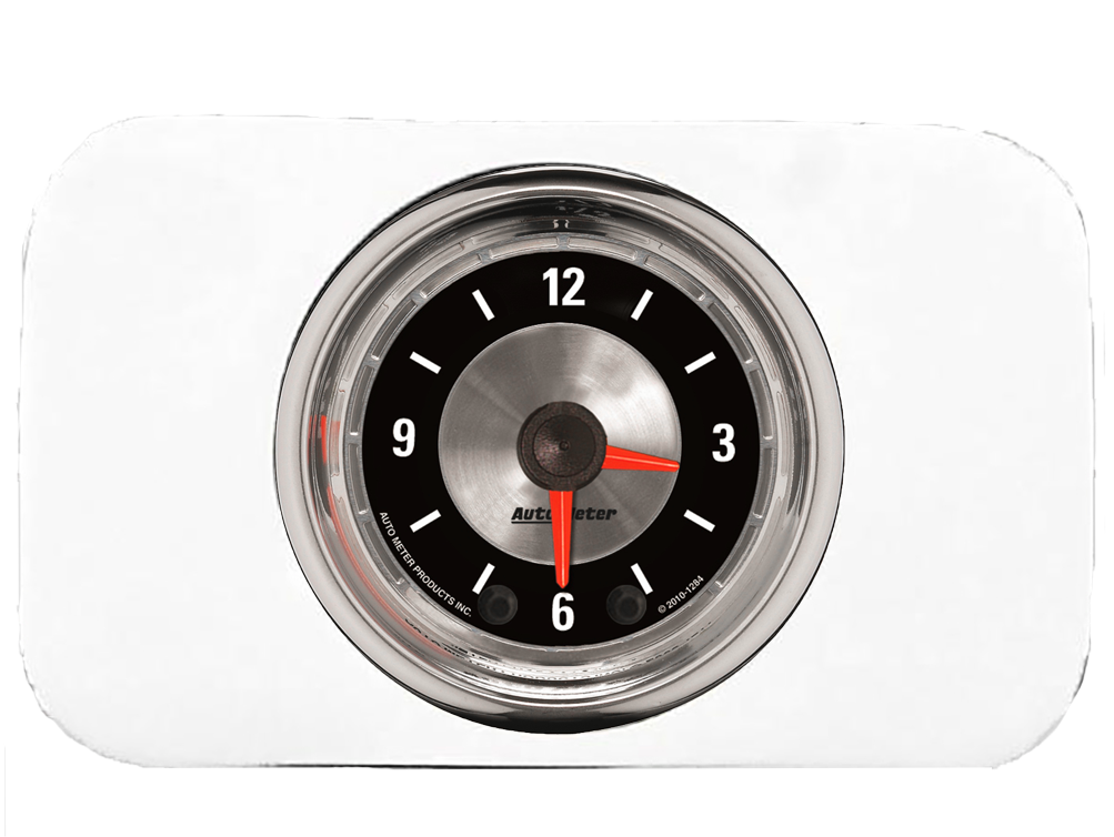 1937-1938 Chevy Car Clock Insert w/ Auto Meter American Muscle Clock