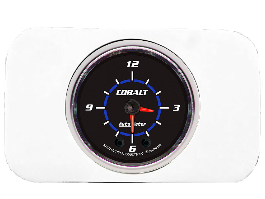 1937-1938 Chevy Car Clock Insert w/ Auto Meter Cobalt Clock