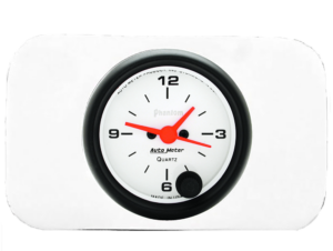 1937-1938 Chevy Car Clock Insert w/ Auto Meter Phantom Clock