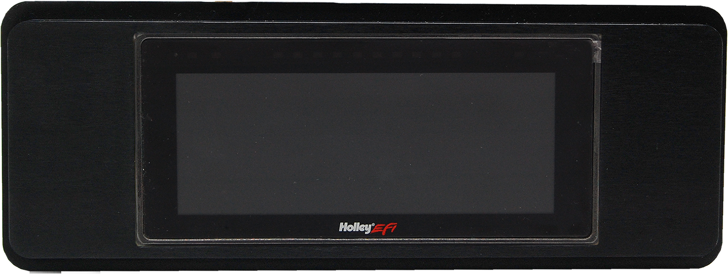 1939 Chevy Car Aluminum Gauge Panel w/ Holley 6.86 Pro Dash