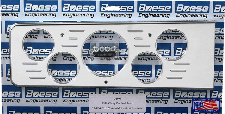 1940 Chevy Car Aluminum 5 Gauge Panels - Image 2