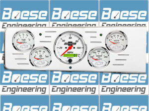 1940 Chevy Car Billet Aluminum Gauge Panel With Auto Meter Chevy Vintage Gauges