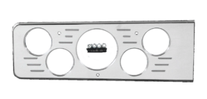 1940 Chevy Car Aluminum 5 Gauge Panels