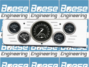 1940 Chevy Car Billet Aluminum 5 Gauge Panel w/ Classic Instruments Gauges (Ultimate Speedometer)