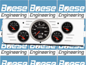 1940 Chevy Car Billet Aluminum Gauge Panel w/ Sport-Comp gauges