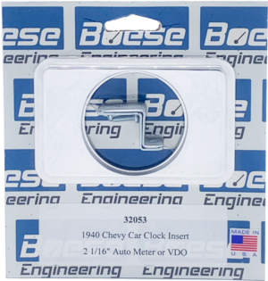 1940 Chevy Car Clock Inserts