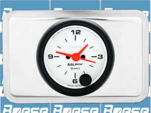 1940 Chevy Car Clock Insert w/ Auto Meter Phantom Clock