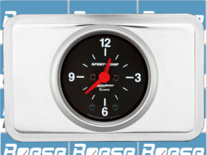 1940 Chevy Car Clock Insert w/ Auto Meter Sport-Comp Clock