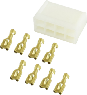 3299 Auto Meter 8 Terminal Wiring Connector For Electric In Dash Speedometer, Tachometer, or Quad Gauge