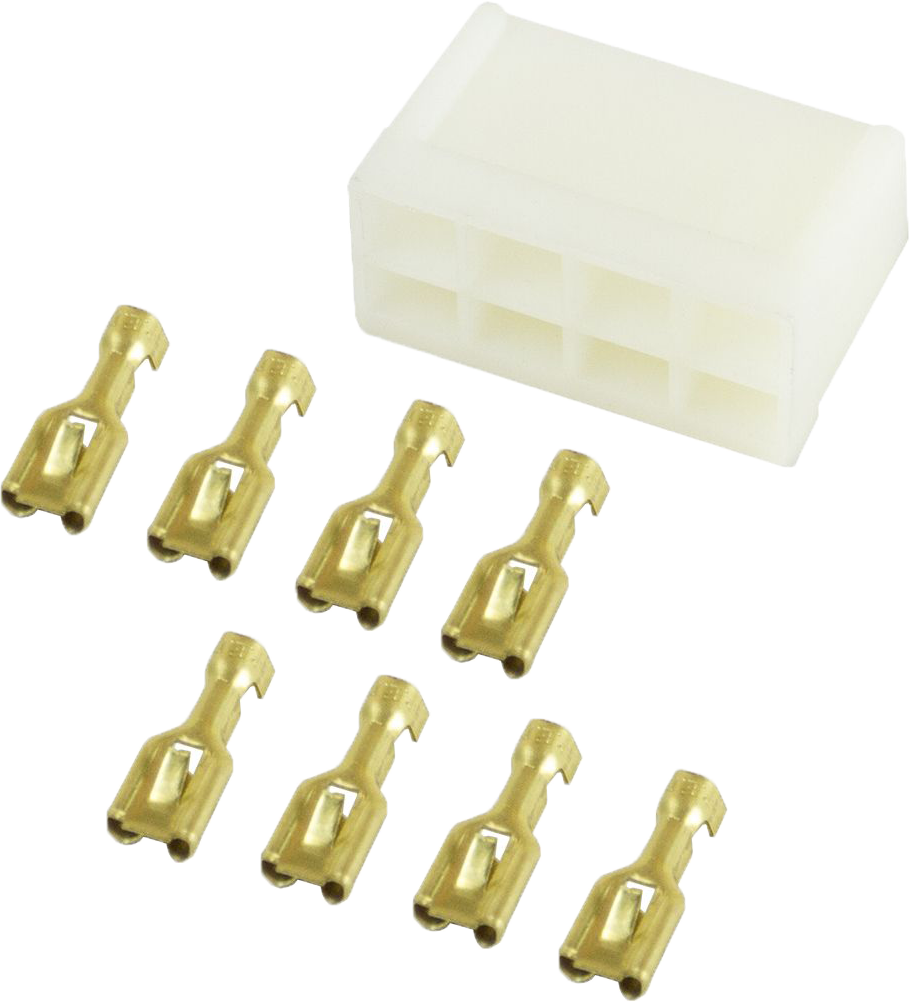 3299 Auto Meter 8 Terminal Wiring Connector For Electric In Dash Speedometer, Tachometer, or Quad Gauge