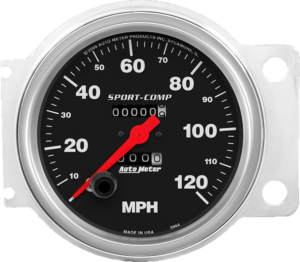 1941-1948 Chevy Car Speedometer Insert w/ AutoMeter Sport-Comp 5" Speedometer