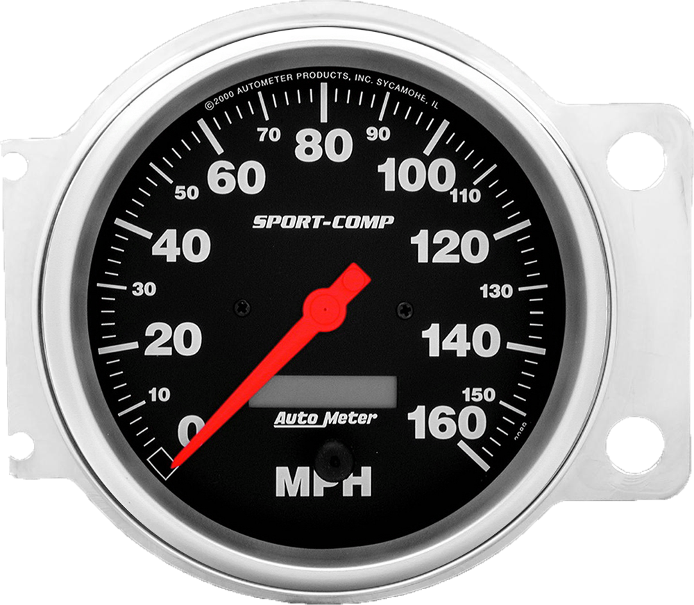 1941-1948 Chevy Car Speedometer Insert w/ AutoMeter Sport-Comp 5" Speedometer - Image 2