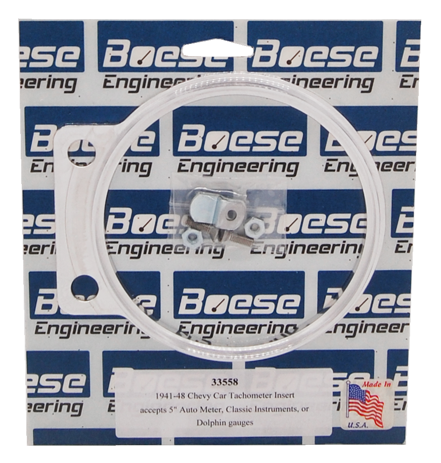 1941-1948 Chevy Car Aluminum Tachometer Inserts