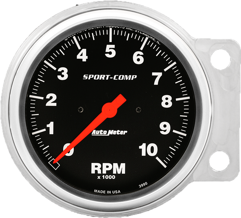 1941-1948 Chevy Car Clock Insert w/ AutoMeter Sport-Comp 5" Tachometer