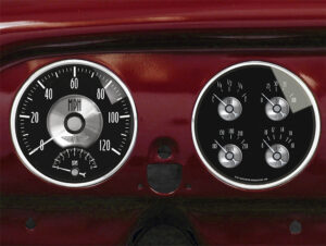 1951-1952 Chevy Car Gauge Panels