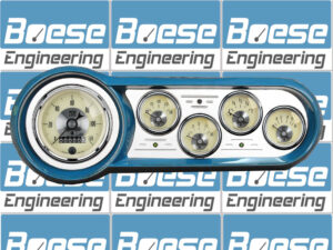 1953-1954 Chevy Car Billet Aluminum 5 Gauge Panel w/ Auto Meter Prestige Series