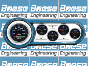 1953-1954 Chevy Car Billet Aluminum Gauge Panel w/ Auto Meter Cobalt Gauges