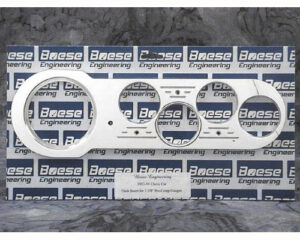 1953-1954 Chevy Car 5 gauge Billet Aluminum Gauge Panels