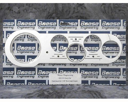 1953-1954 Chevy Car 5 gauge Billet Aluminum Gauge Panels