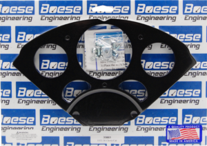 55-56 Chevy Car Black Anodized Billet Aluminum Dash Insert for Auto Meter gauges (3 1/8" & 2 1/16")