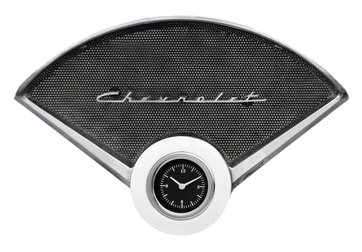 1955-1956 Chevy Car Clock Billet Aluminum Insert w/ Classic Instruments Quartz Clock