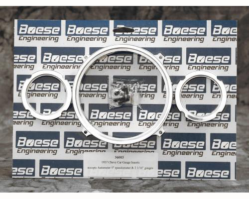 1957 Chevy Car 3 gauge adapter kit for 5" & 2 1/16" Auto Meter gauges