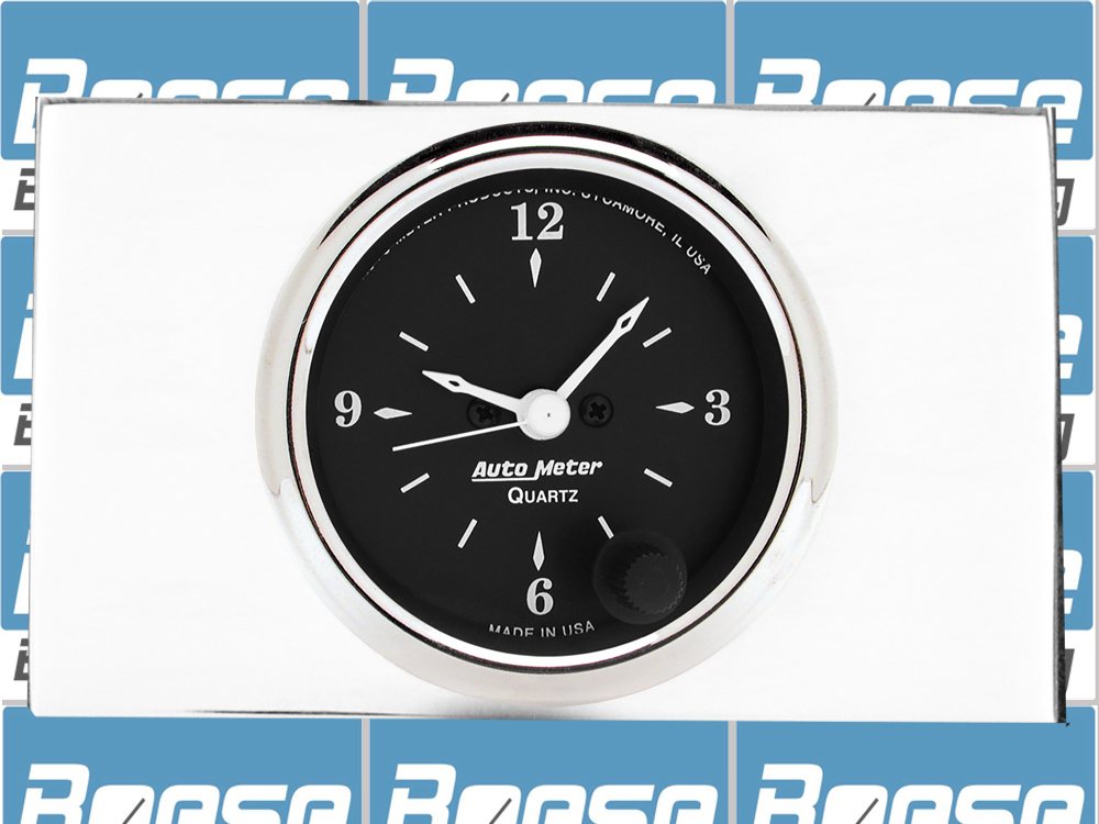 1957 Chevy Car Clock Inserts w/ Auto Meter Street Rod Series Clocks - Image 4